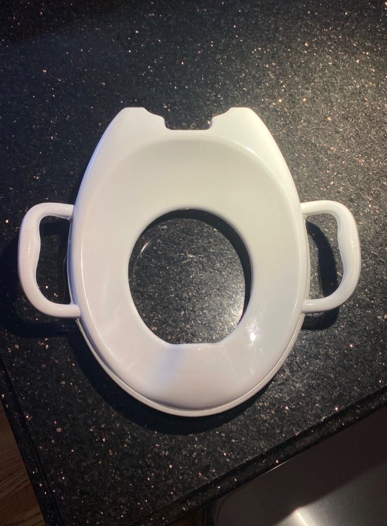 Munchkin Sturdy Potty Seat - Gray (15983), used, clean