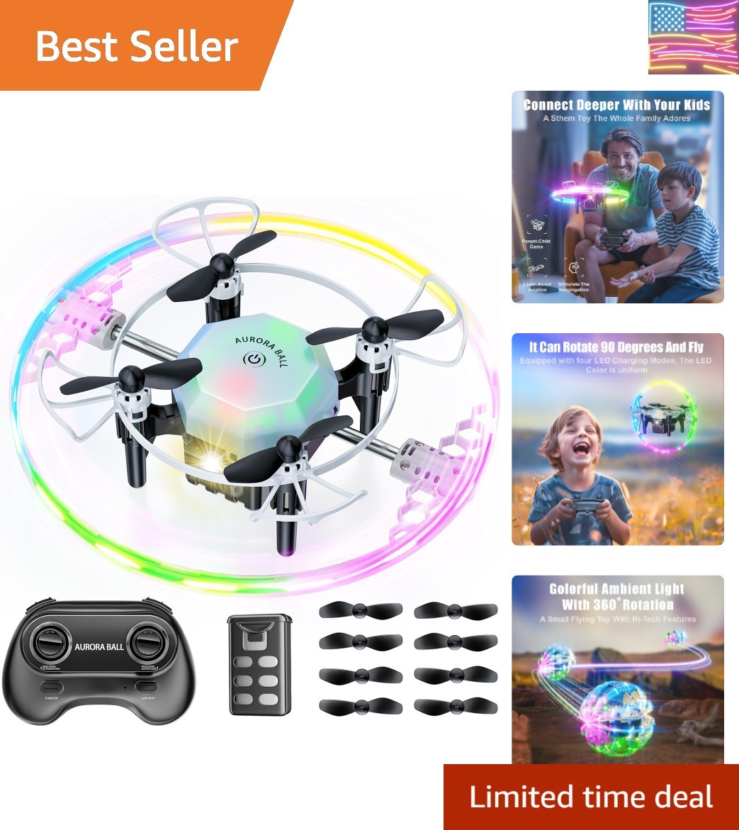 Drones for Kids, RC Drone Quadcopter with 360 Degree Flip, 90 Degree Surround...