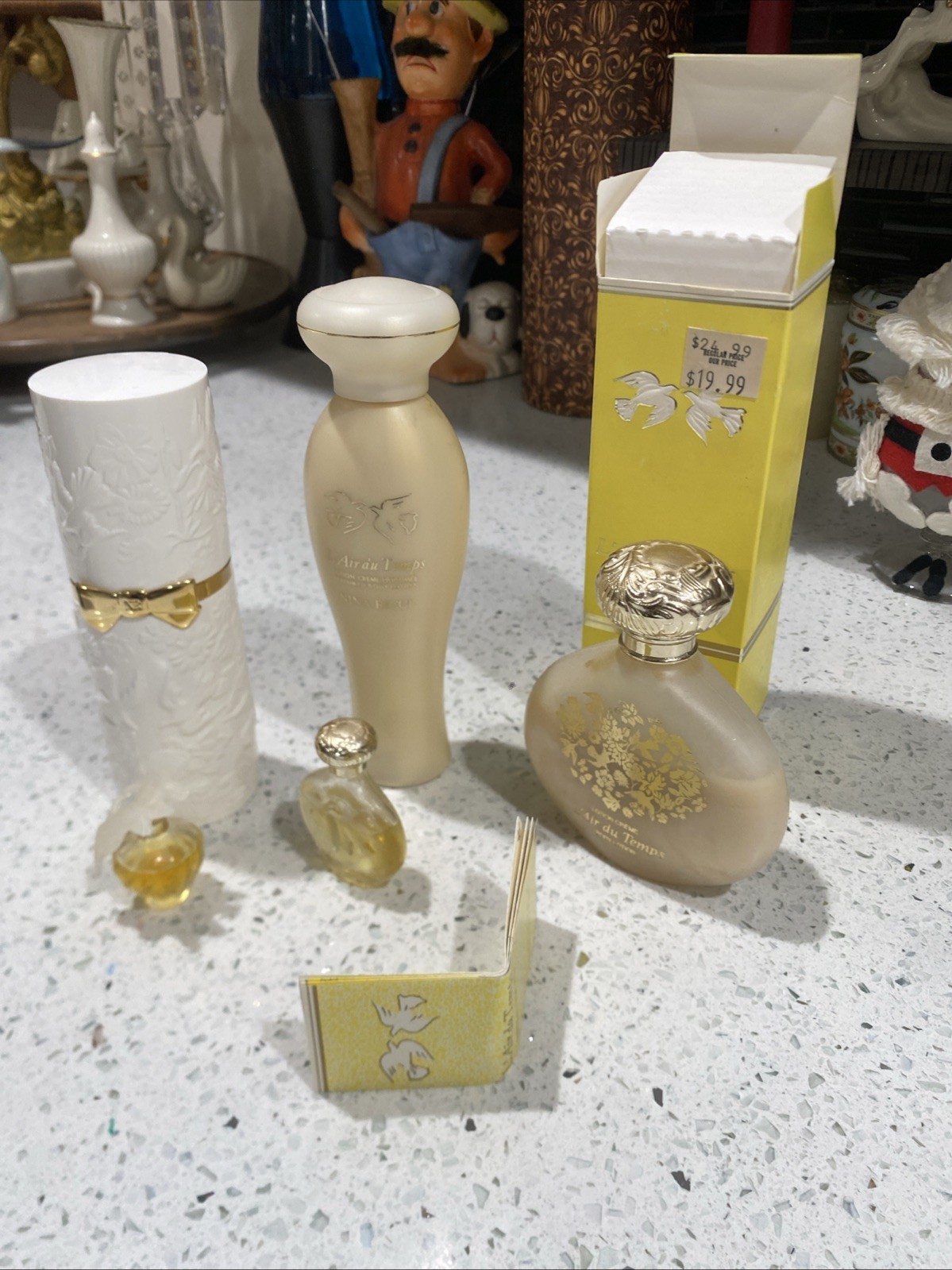 Nina Ricci Vintage L'Air du Temps Eau De Toilette EDT Spray 1.7oz 5pcs Mini, Lot