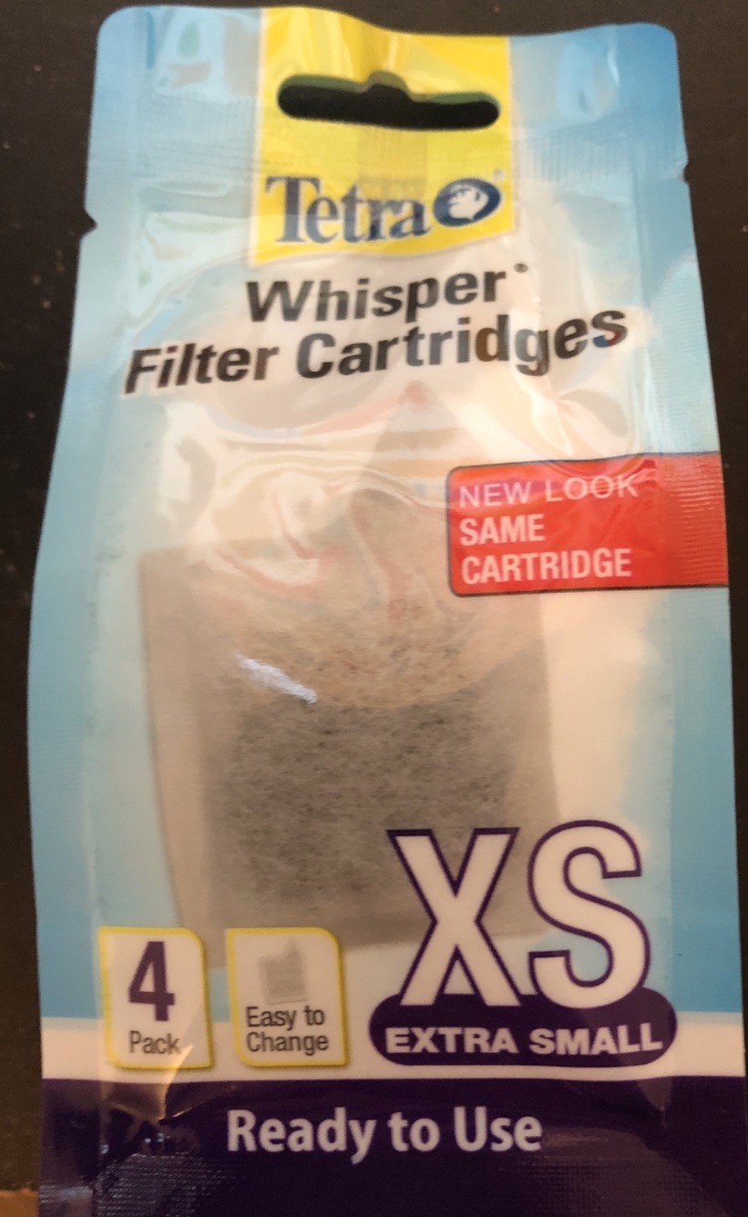 Tetra Whisper Filter Cartridges Extra Small 4 Pack Aquarium Filters XS