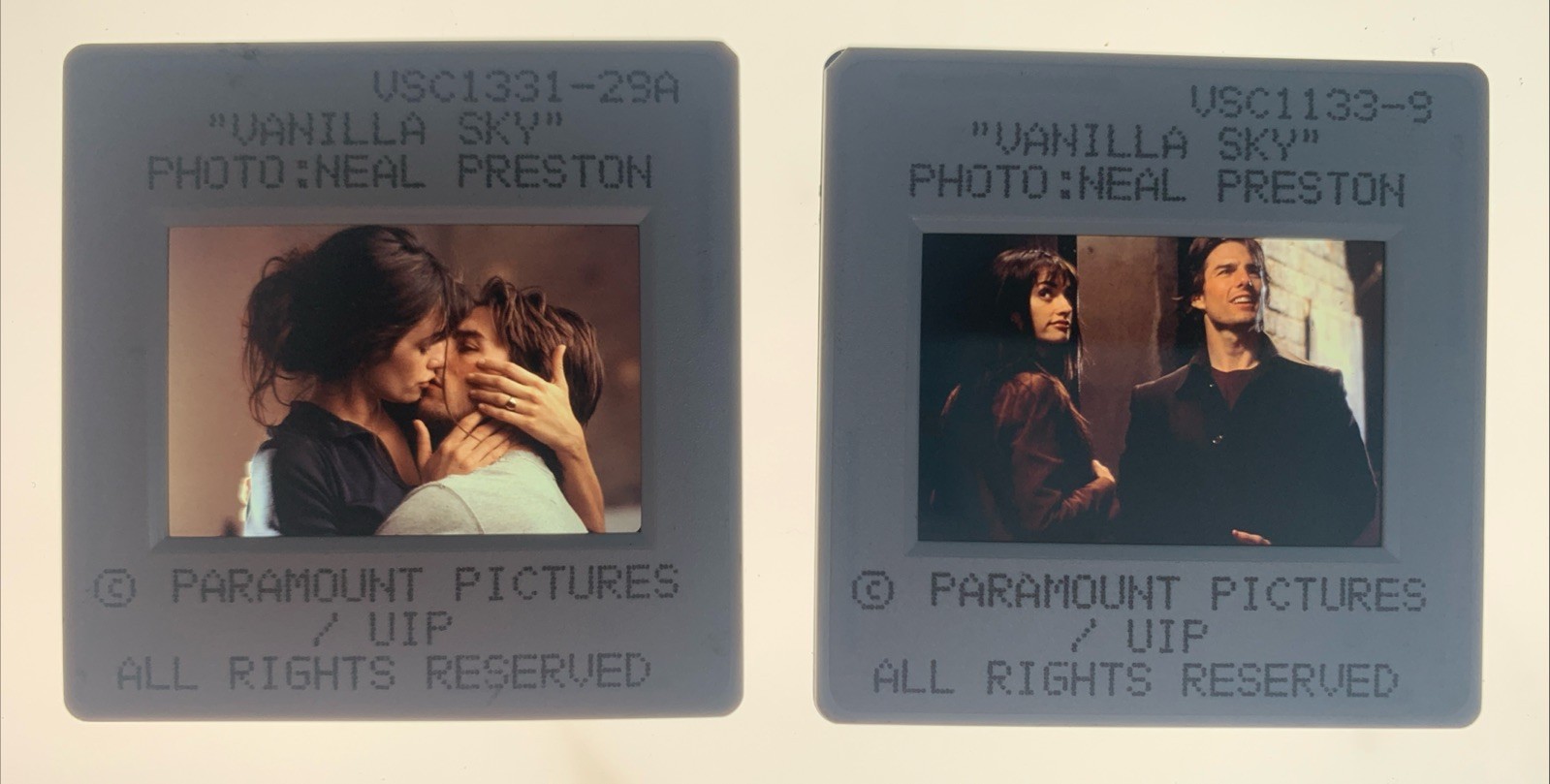 VANILLA SKY Tom Cruise Penelope Cruz Cameron Diaz 2001 35mm Slides x2