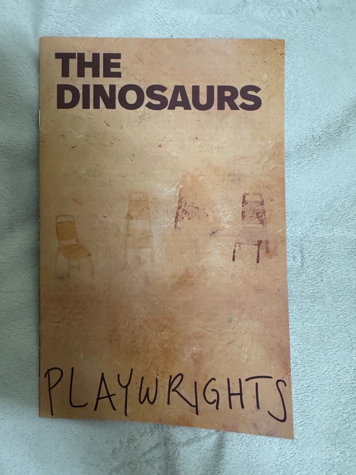THE DINOSAURS Program/Playbill - Playwrights Horizons NYC - Off Broadway 2026