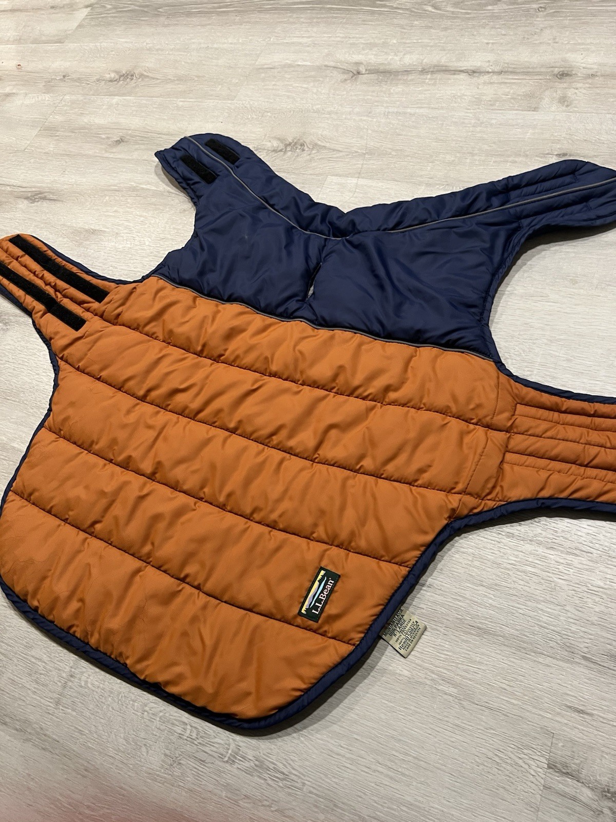 Ll Bean Mountain Classic Dog Parka Quilted Puffer Reversible Jacket Extra Large