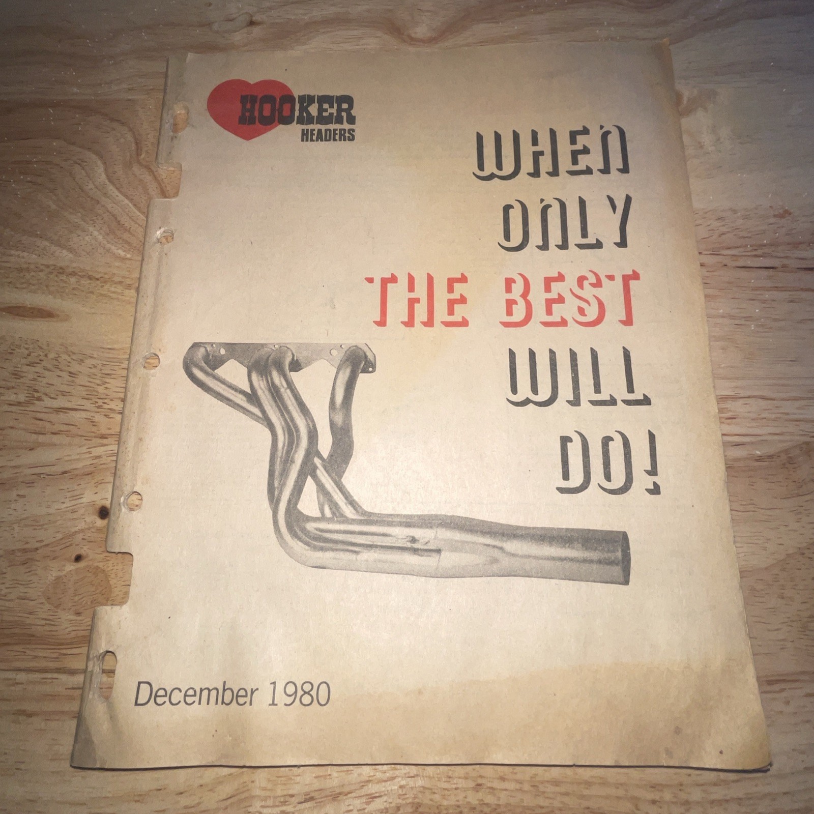 HOOKER HEADERS 1980 DEALER CATALOG 61 PAGES HOT ROD CUSTOM DRAG