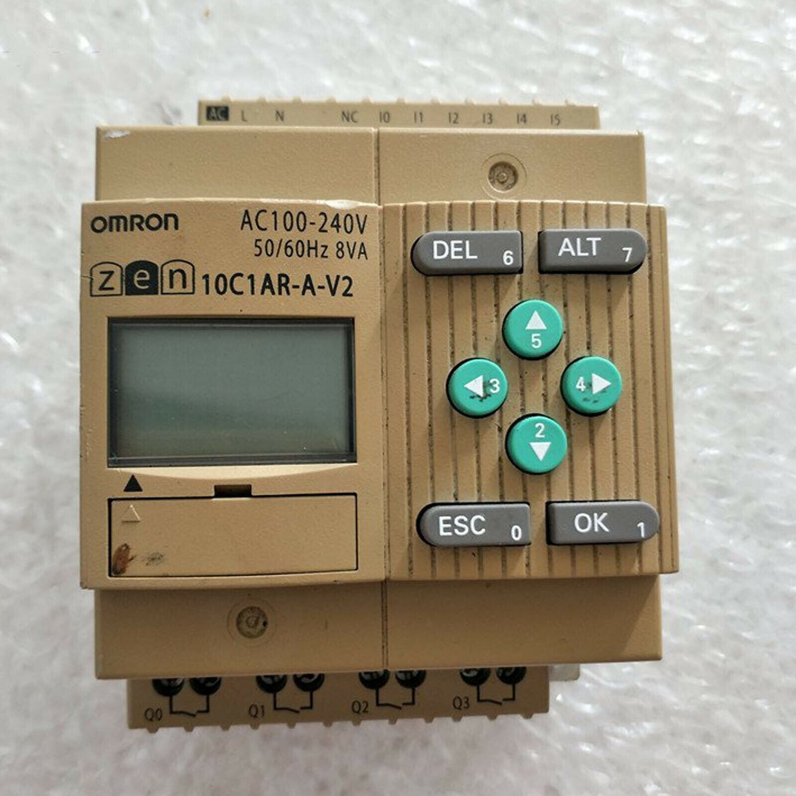 Used Control Relay ZEN-10C1AR-A-V2 100-240VAC #za