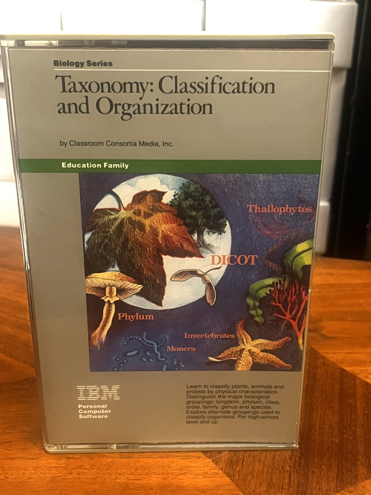 IBM Microsoft Taxonomy 5.25" Floppy Disk Software Vintage 1983 Rare!