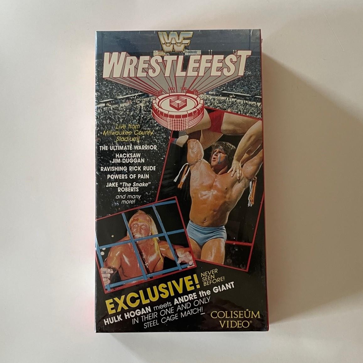 Coliseum Video WWF WRESTLEFEST (1988) Sealed Betamax Wrestling Ultimate Warrior