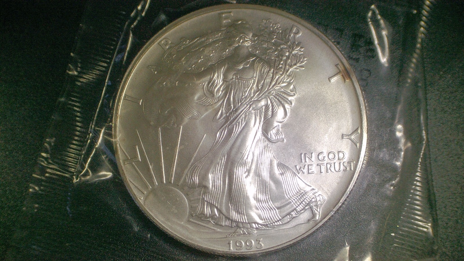 1993 Silver Eagle Silver Dollar