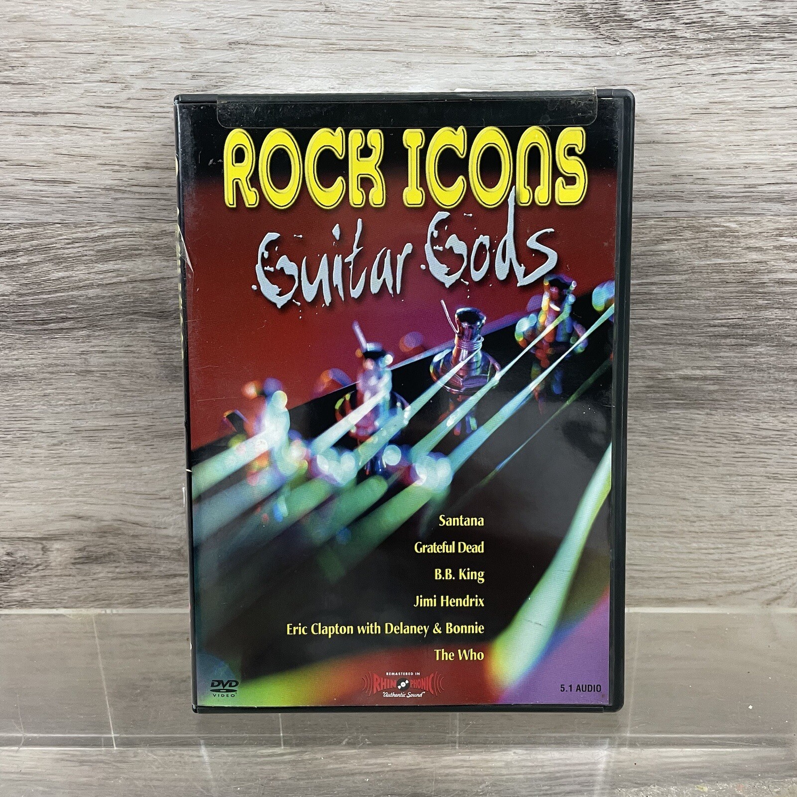 Rock Icons - Guitar Gods - Santana, Grateful Dead, B.B. King, etc (DVD 1993)