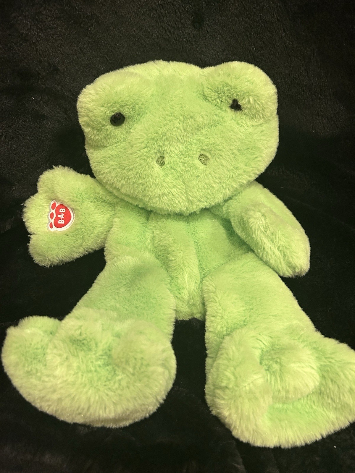 Build A Bear Green Frog Unstuffed