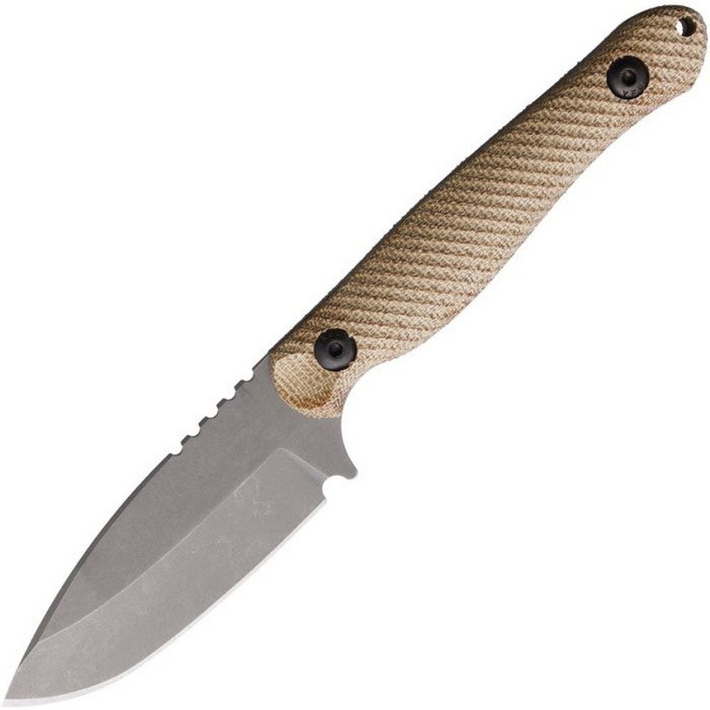 Wachtman & Tool Eddy-2 Fixed Knife AEB-L Steel Blade Micarta Handle - E2-N-T