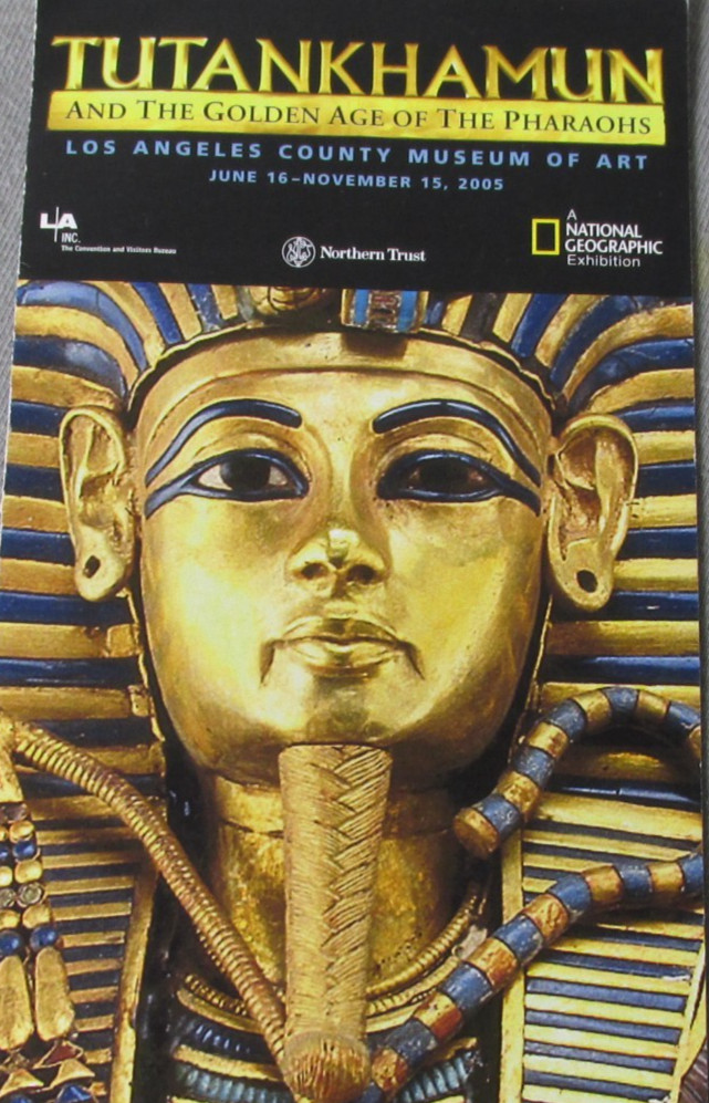 Tutankhamun The Golden Age Of Pharaohs 2005 Brochure LA County Museum of Art
