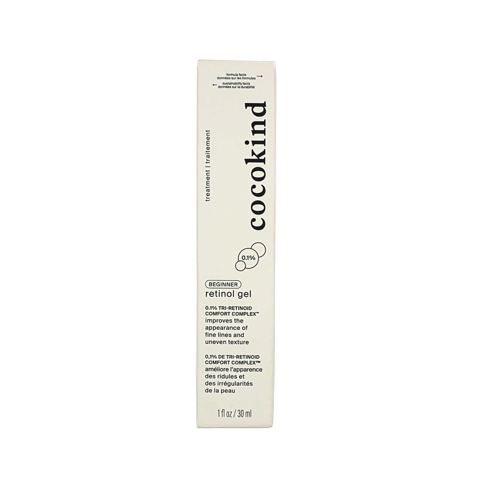 COCOKIND Beginner Retinol Gel 0.1% - 1 fl oz