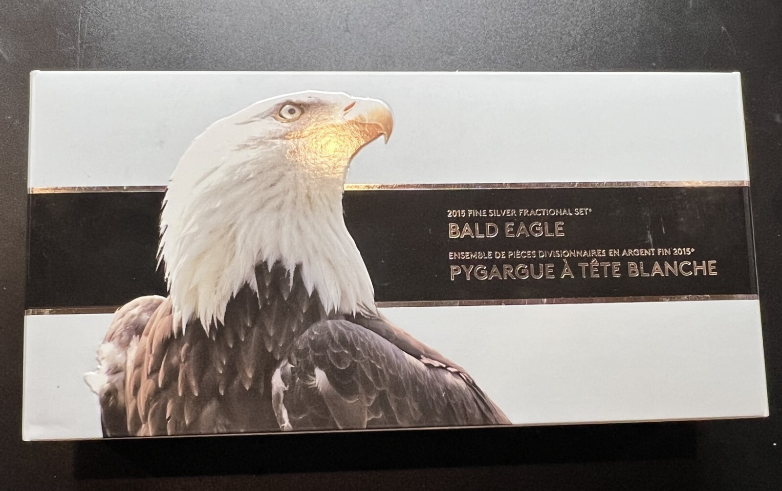 2015  Canada Fine Silver 4 Coin Bald Eagle Fractional Set