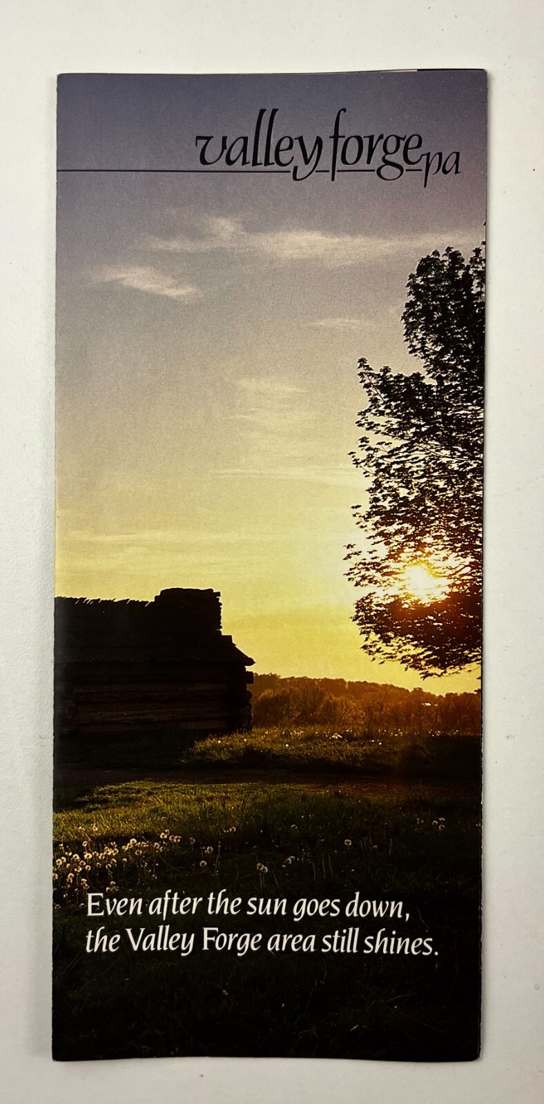 1989 Valley Forge Pennsylvania Vacation Planner Guide Vintage Travel Brochure