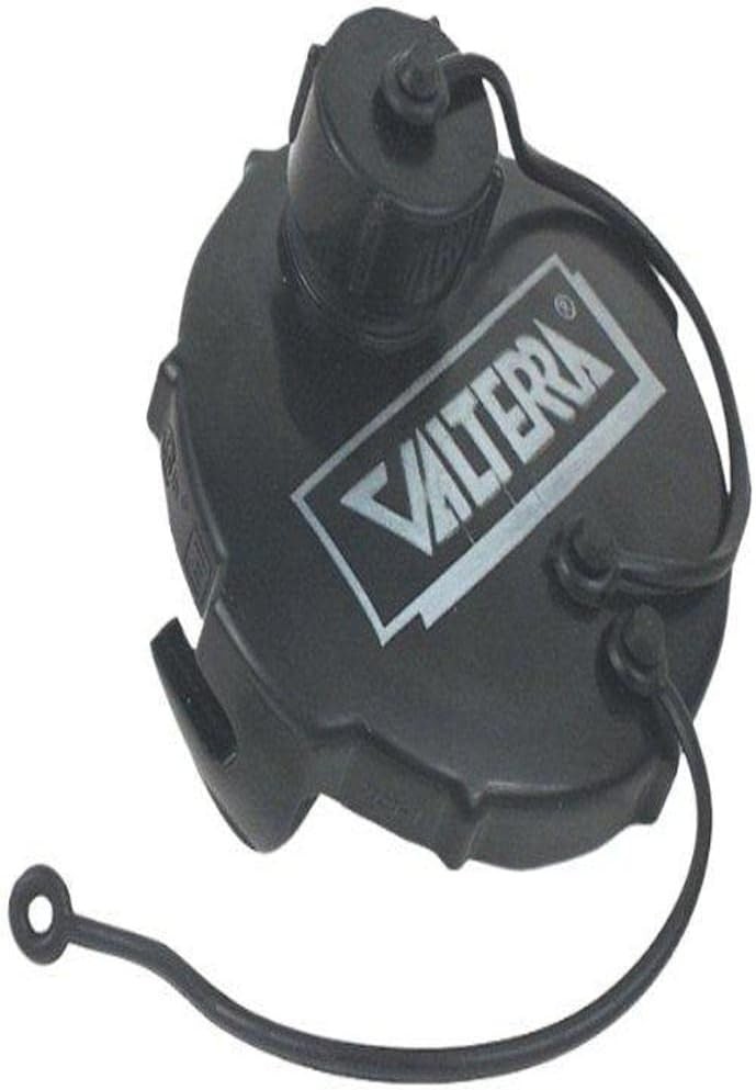 Valterra T1020-1 Waste Valve Cap - 3" with Capped 3/4" GHT, 3 Inch, Black 