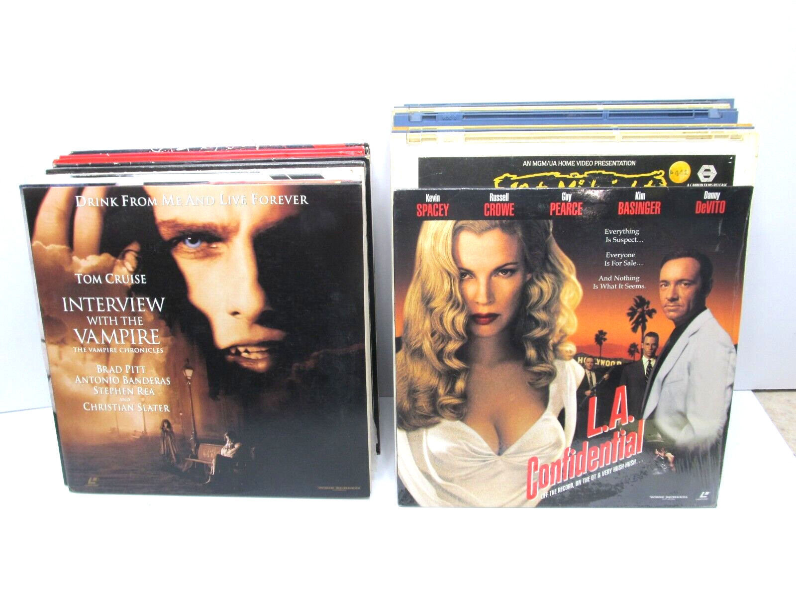Laser Disc- Group 28 Discs-Cruise,Hackman,Spielberg,Redford,Ford,Bronson