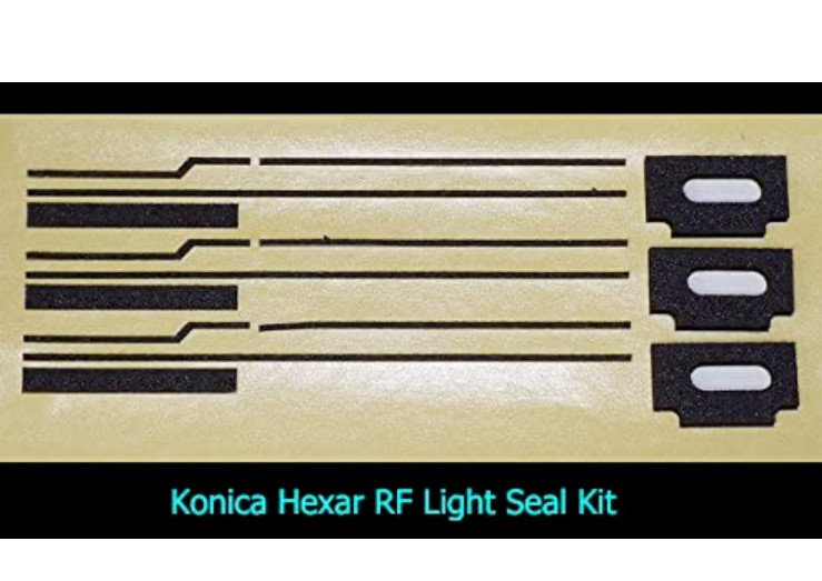 Konica Hexar RF Back Cover Light Seal 3pcs Kit replace Sponge From JP Adhesive