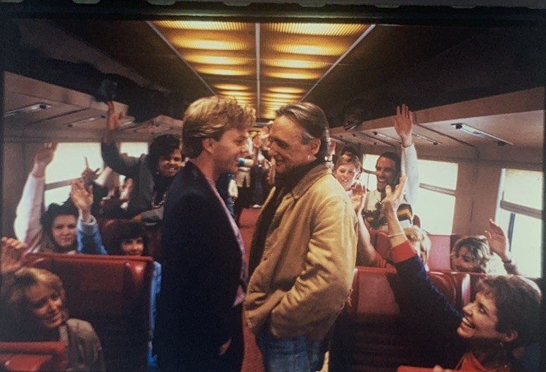 FLASHBACK Dennis Hopper Kiefer Sutherland 1990 35mm Publicity Slide