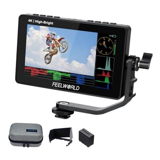  F5 Prox 5.5 Inch 1600nit Field Camera Monitor with Touch 4K HDMI 3D LUT 