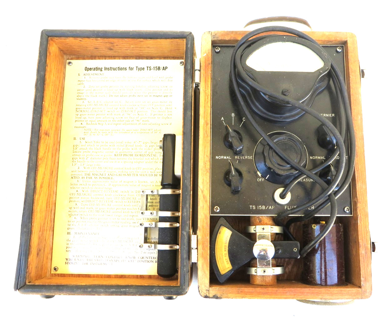 Antique Gauss / Flux Meter Type TS-15B/AP (50)