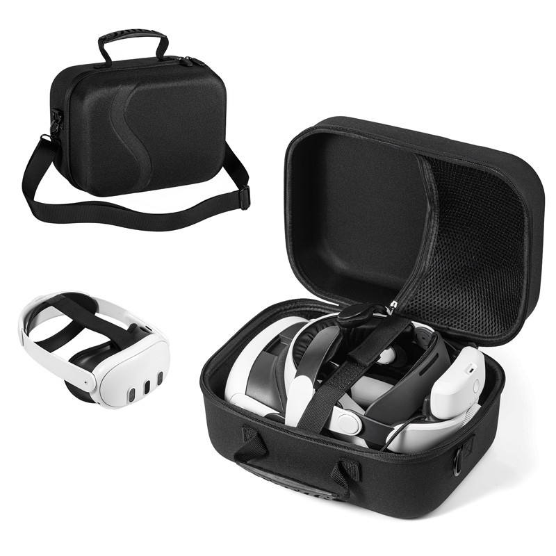 VR Glasses Storage Bag Carrying Protective Case for Meta Quest 3/BOBOVR M3 Pro