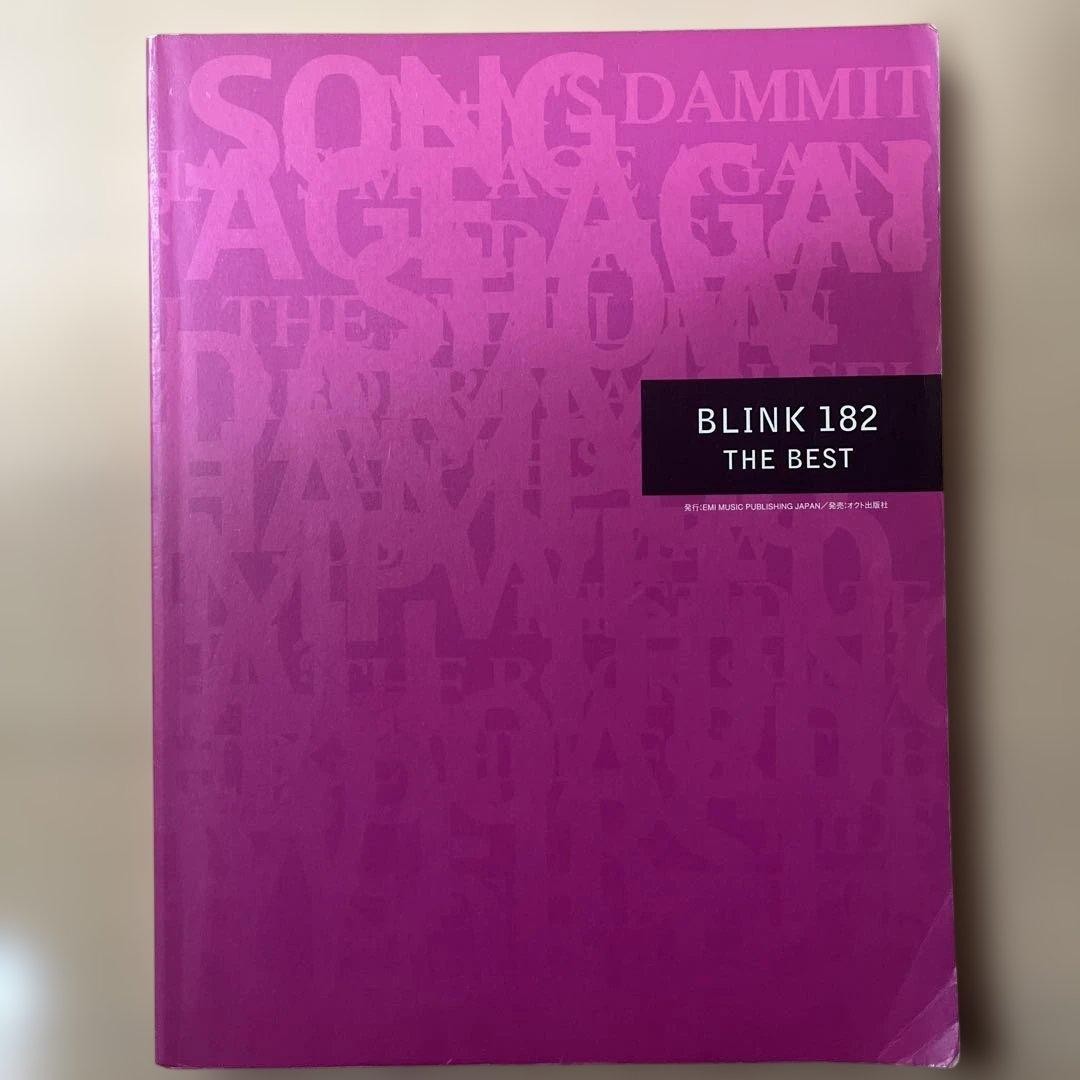 blink182 Band Score Book Music Sheet Used, Slight Wear, Vintage RRF