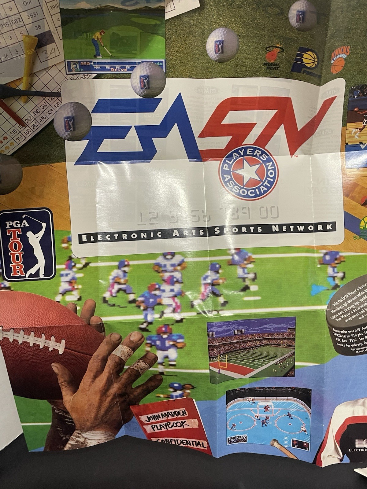 EASN (Electronic Arts Sports Network) Poster Only - Sega Genesis