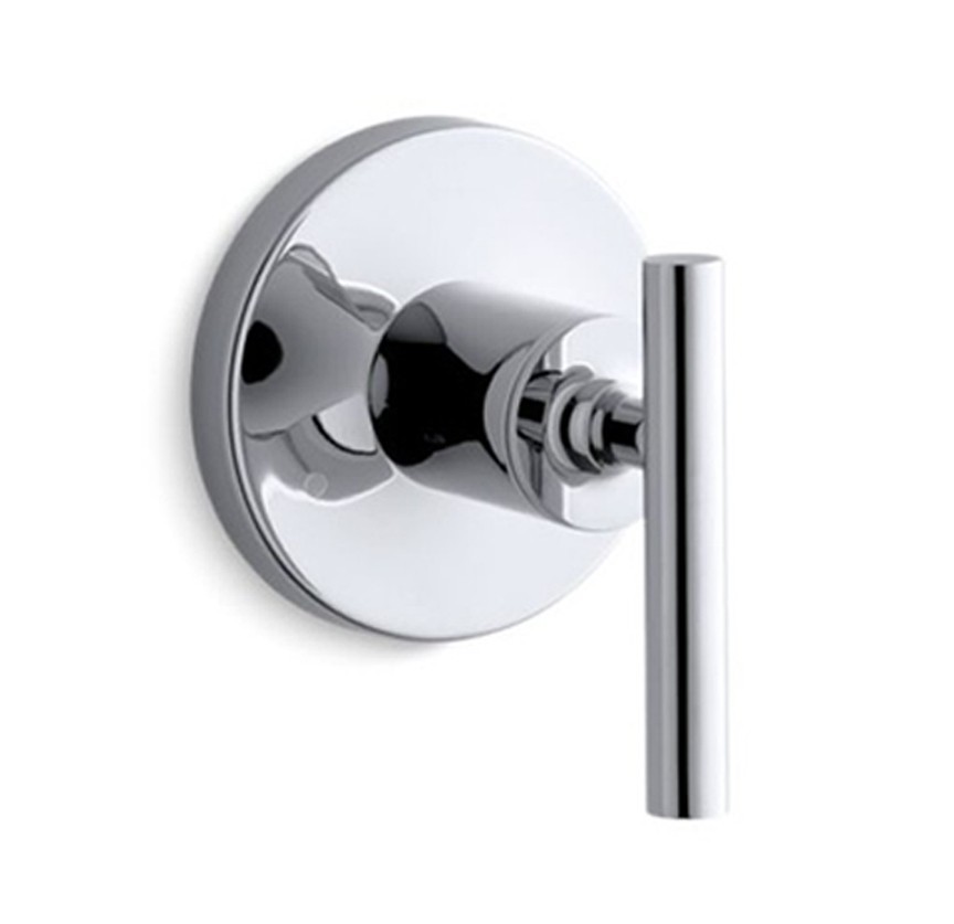 KOHLER K-T14491-4-CP Purist® Transfer valve trim, Polished Chrome