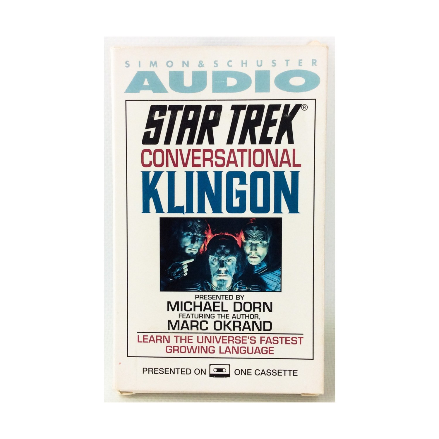 Simon & Schuster Audiobook Star Trek Conversational Klingon SW (New)