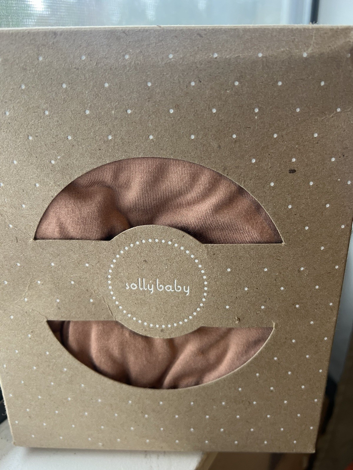 Solly Baby Wrap Carrier New In Box - Peachy KEEN Baby Carrier 8 to 25 LBS