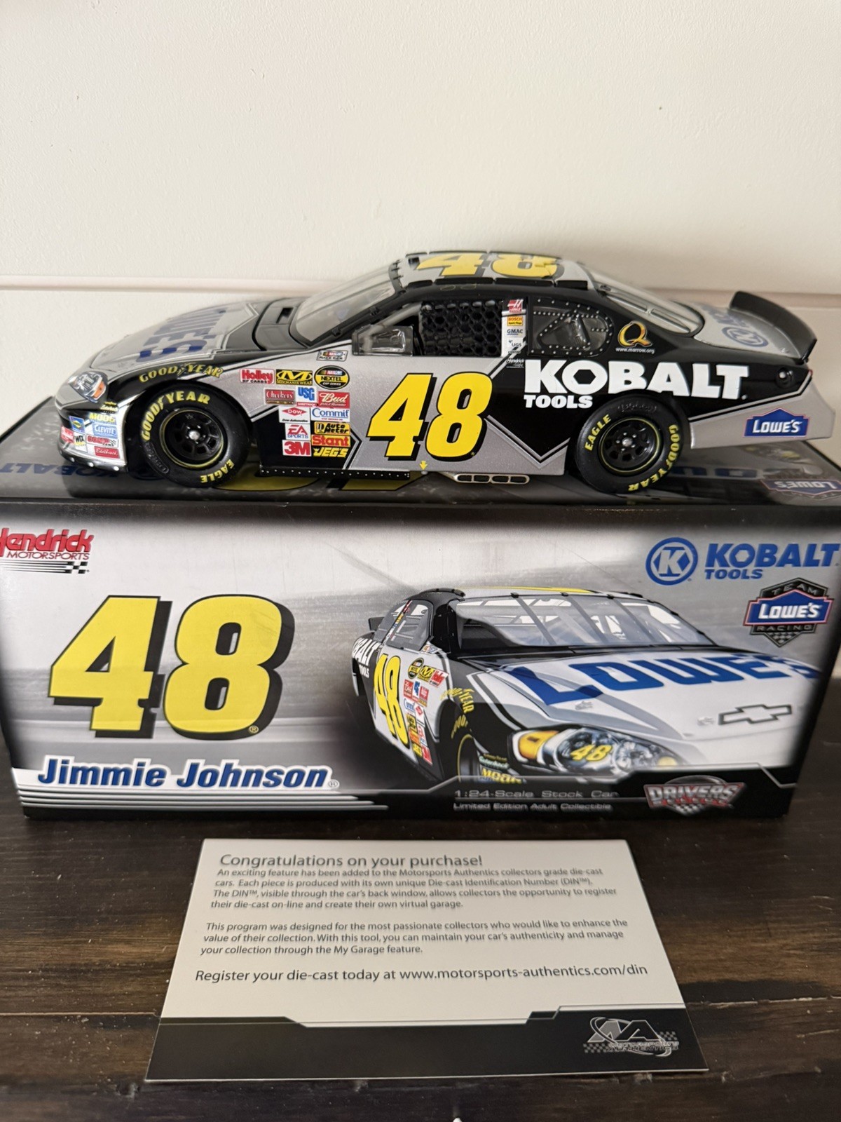 2007 JIMMIE JOHNSON #48 KOBALT TOOLS LOWE’S ACTION DIECAST 1/24 - CHEVY