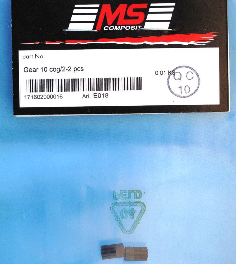 Ms Composit Hornet Gear 10 Cog/2-2 Pcs E018 Modeling