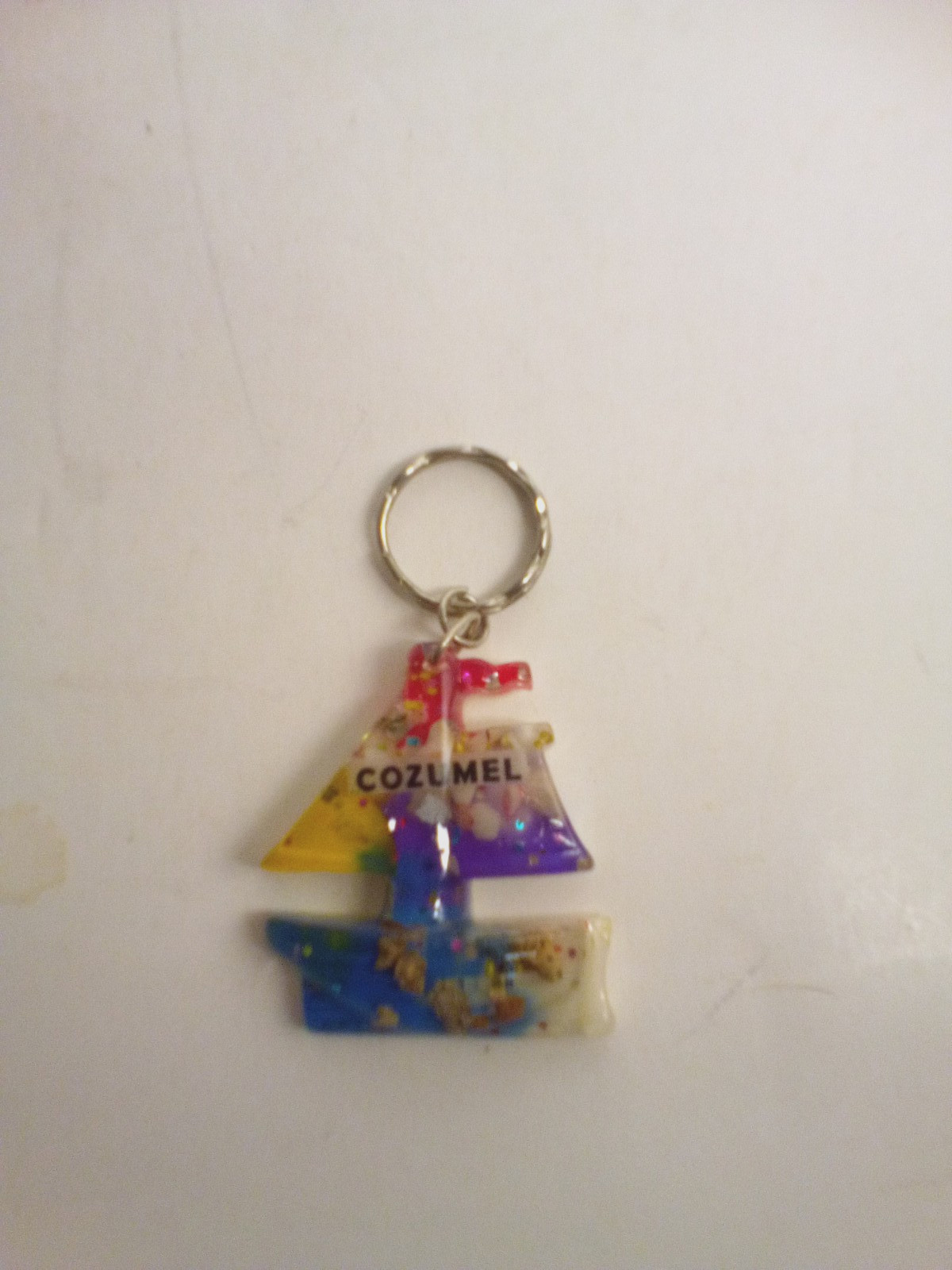 Cozumel Mexico Souvenir Colorful Sailboat Acrylic