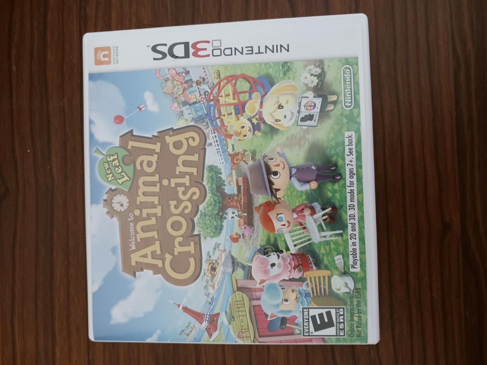 Animal Crossing New Leaf 3DS CASE AND MANUAL ONLY
