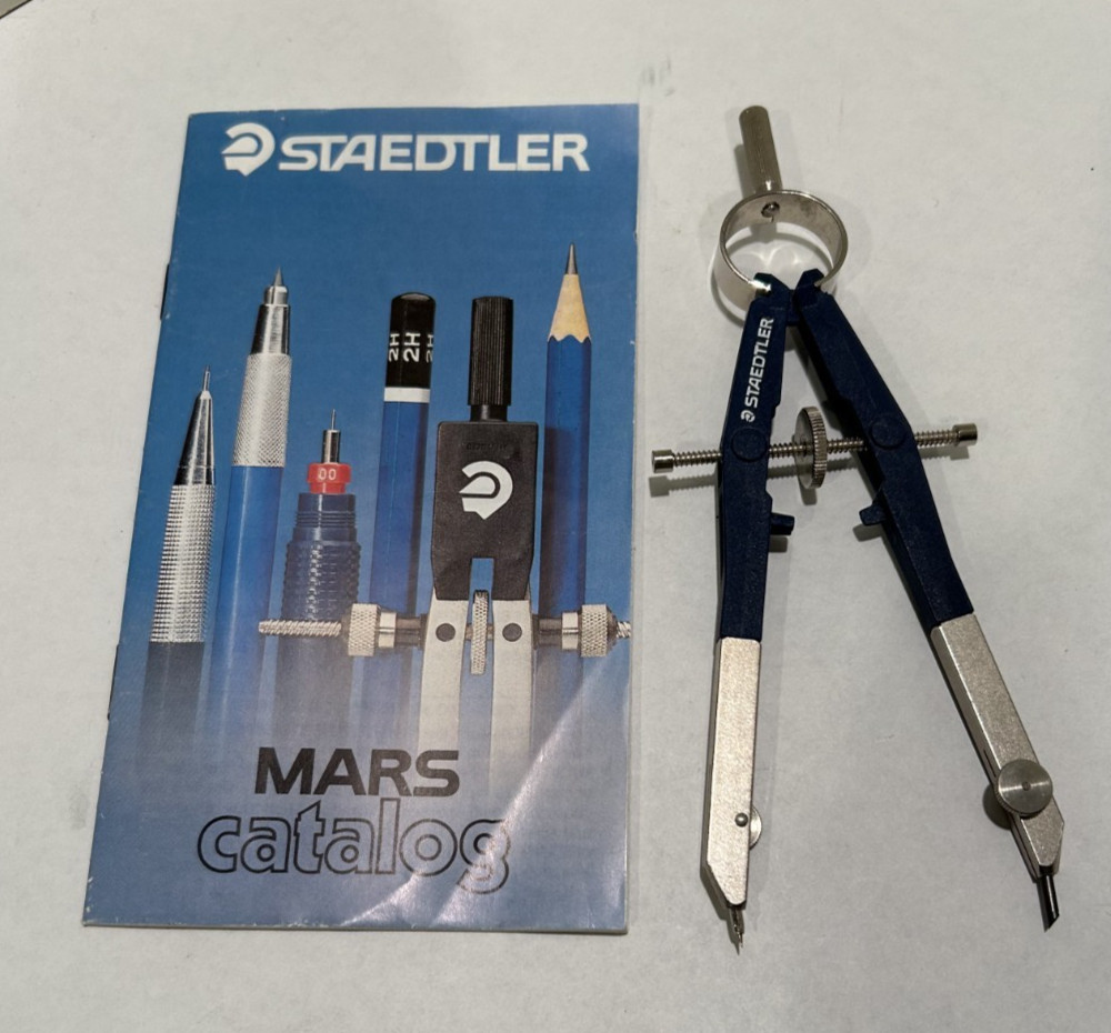 Staedtler Mars 1980 Catalog with 956 556 00 Drafting Compass