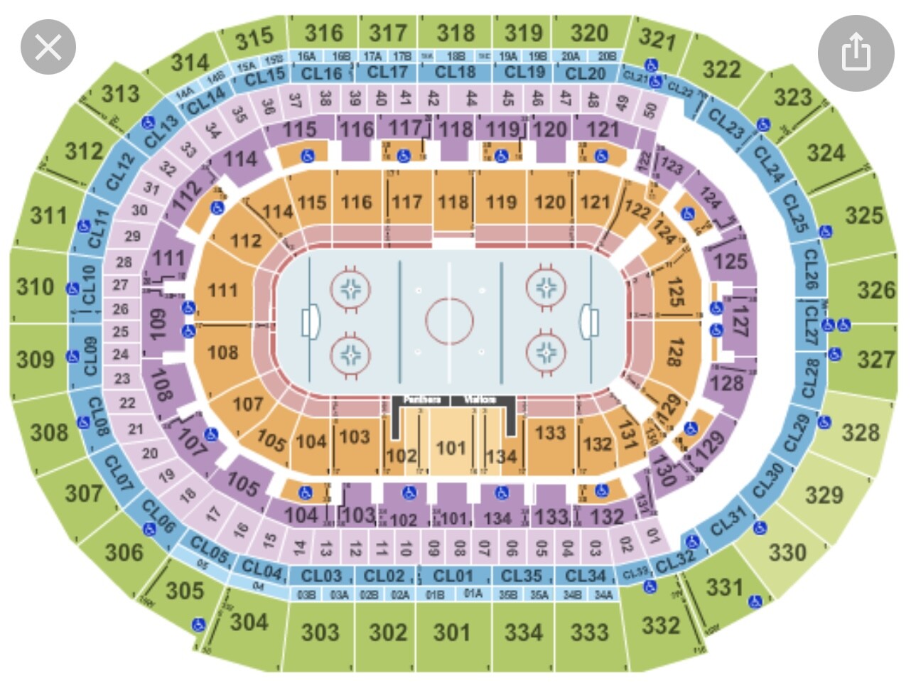 2 Florida Panthers vs NY Rangers Tickets  Sec 128 Row 3 - 4/13/26