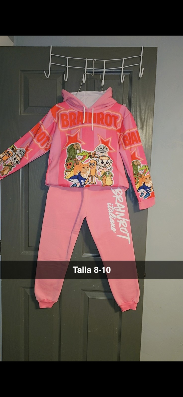 Conjunto De Dos Piezas Para niños Sudadera, Size 8-10