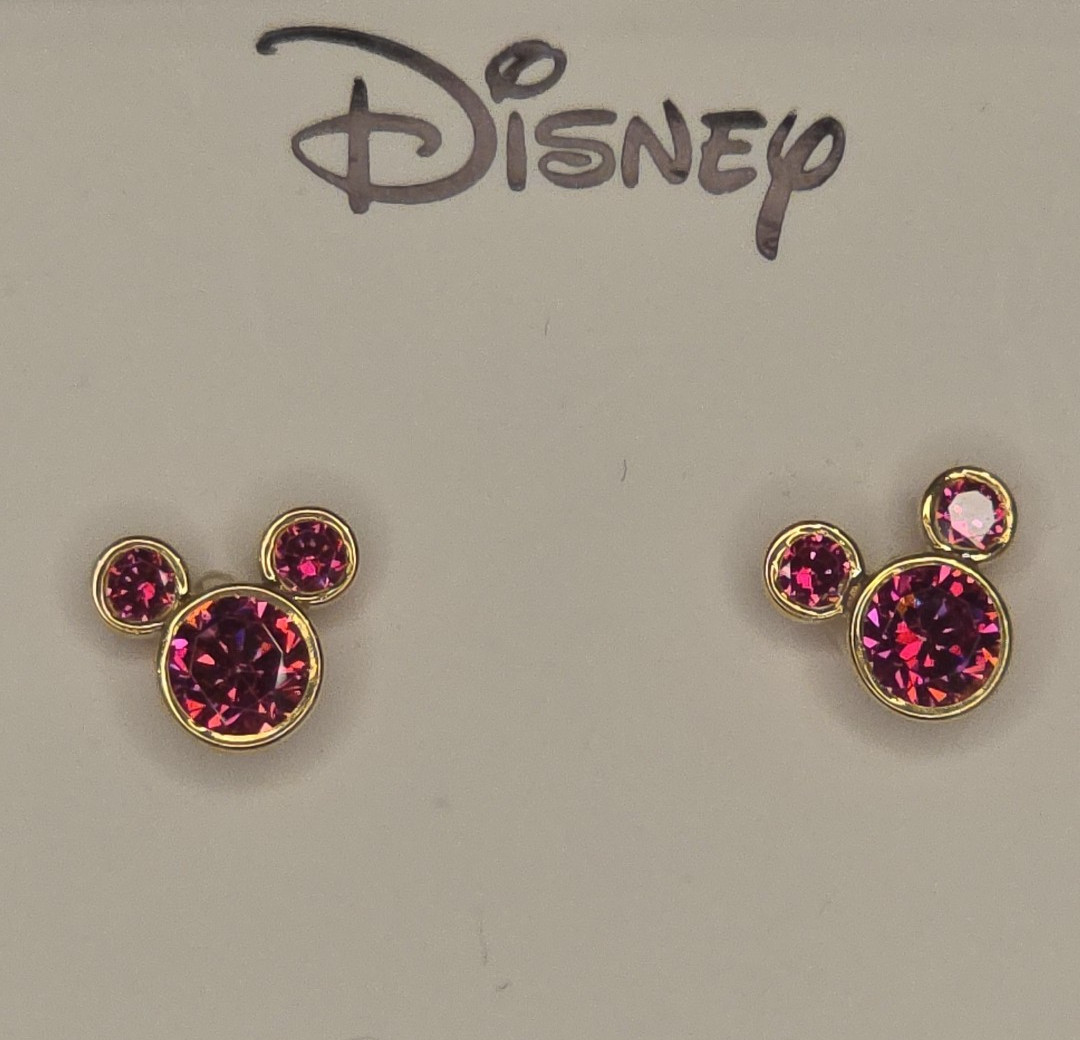 New Disney Mickey Mouse Cubic Zirconia in 10KT Yellow Gold