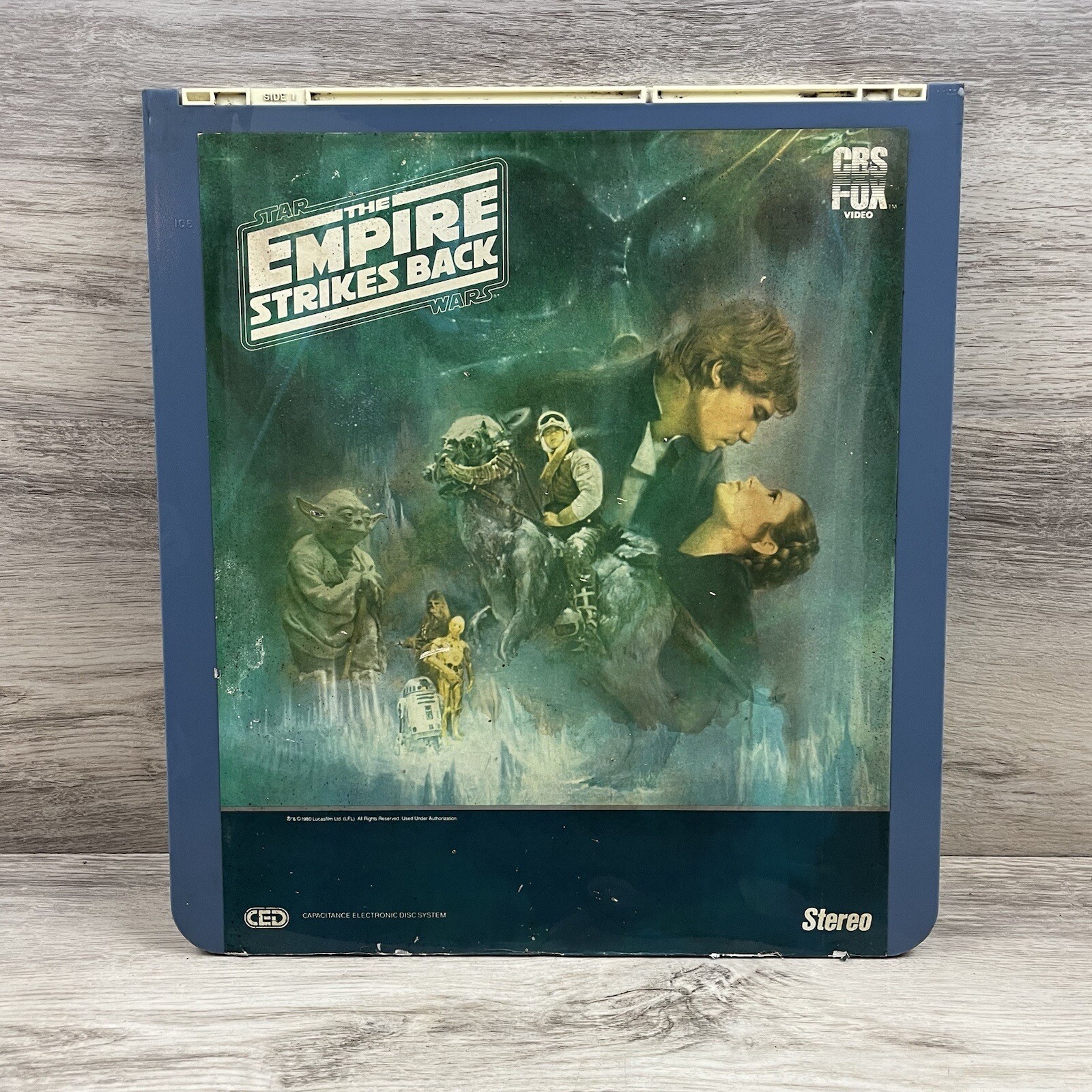 1980 Star Wars: The Empire Strikes Back CED Videodisc RCA Video Disc Lucas films
