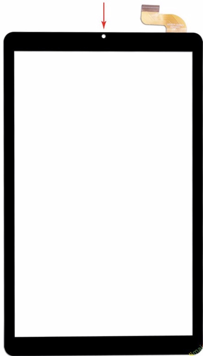 Black: Touch Screen Digitizer LOGICOM La Tab 107 HZYCTP-101602 A