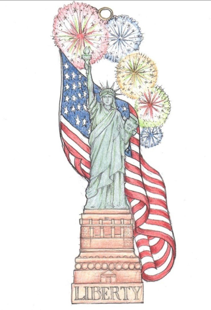 NEW Jim Shore 2016 Statue of Liberty Hanging Ornament 4053847 Heartwood Creek