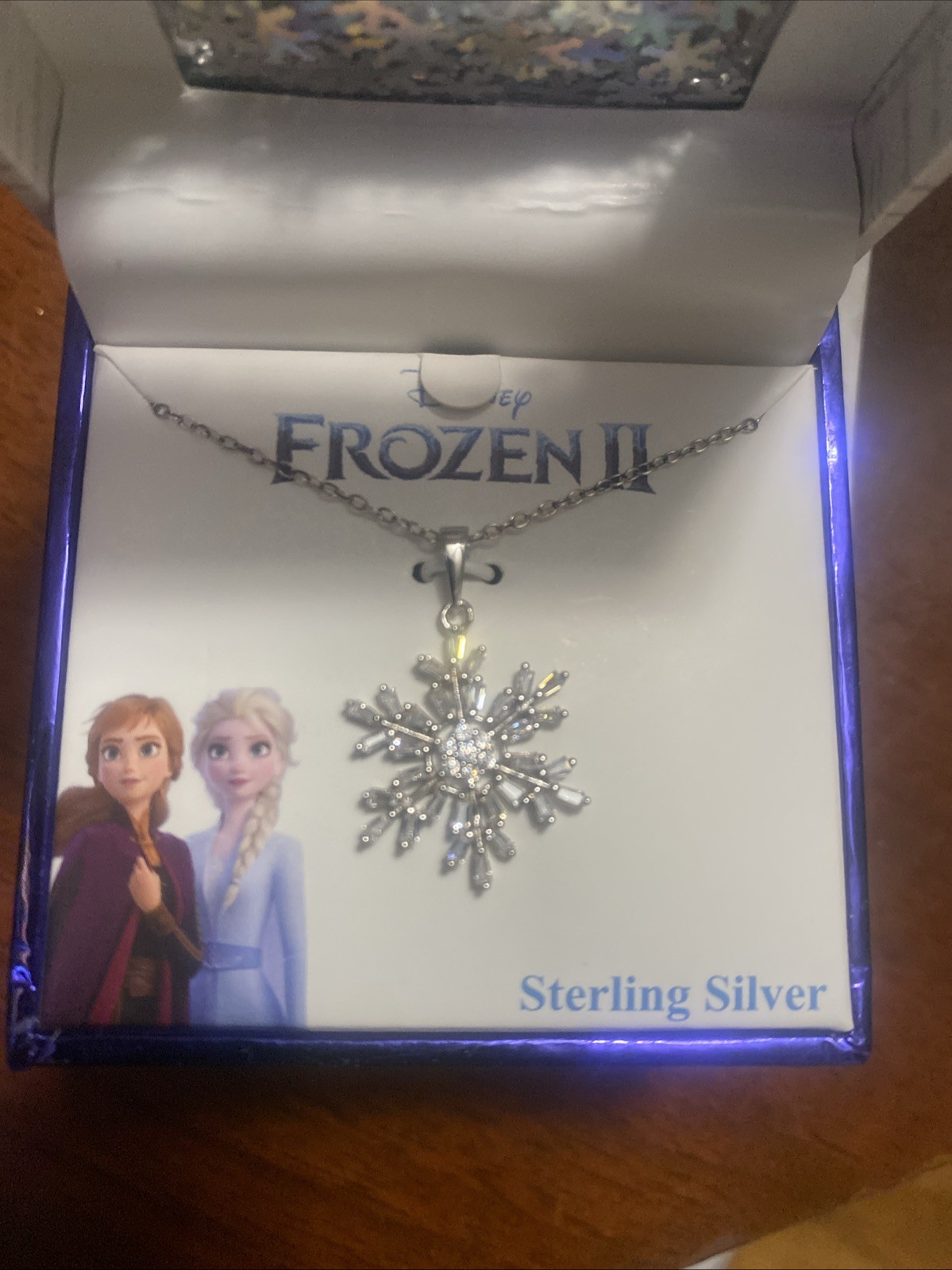 Children’s Frozen Snowflake Sterling Silver  Necklace