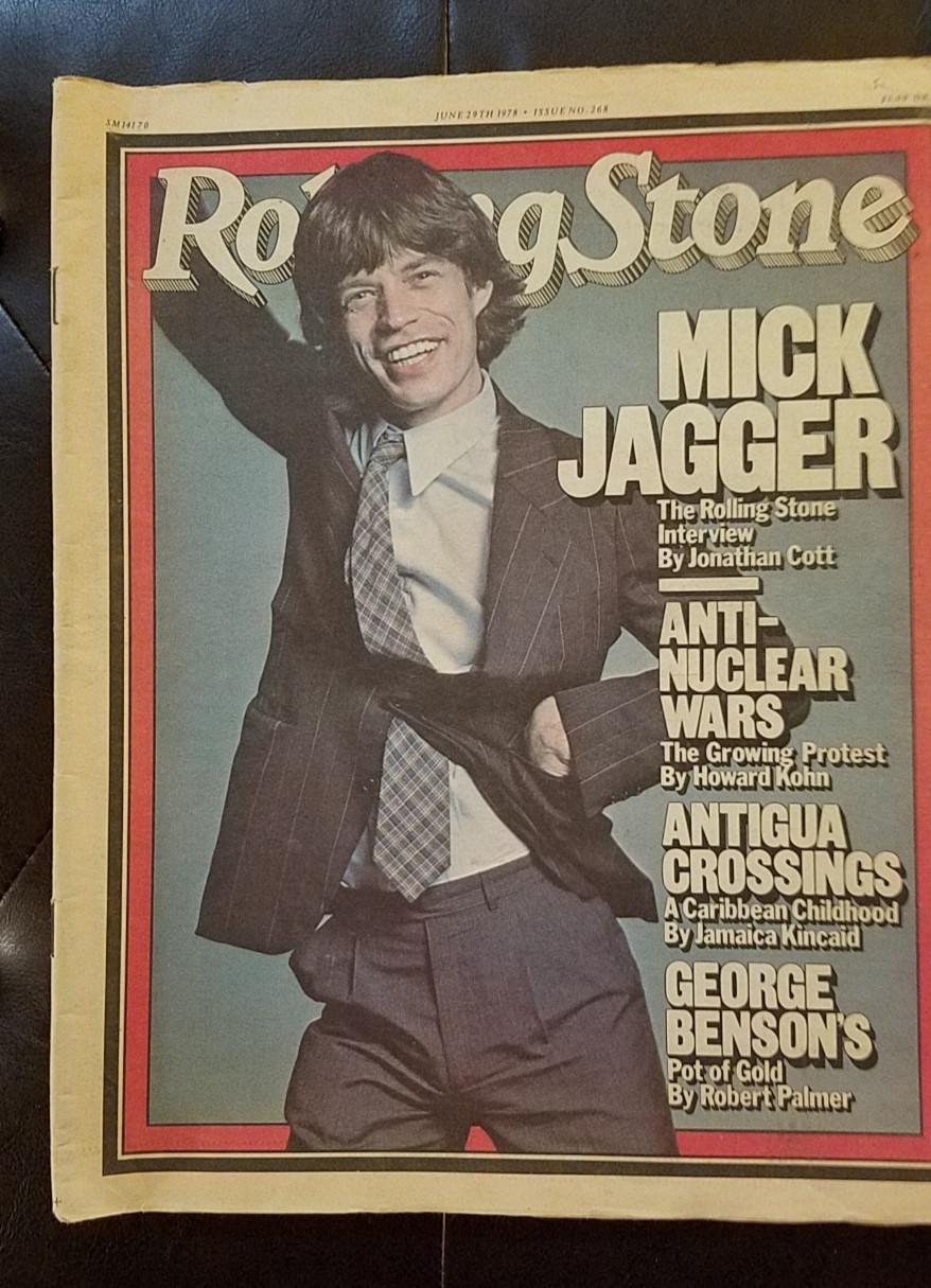 Rolling Stone Magazine June 29 1978 Issue 268 Mick Jagger Interview