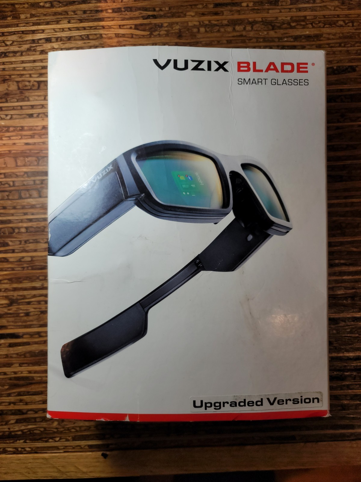 Vuzix Blade Smart Glasses Model 494, Smart AR Augmented Reality Glasses, case