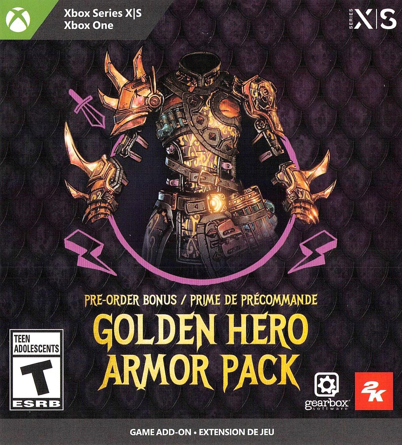 Xbox One and Series S X Tiny Tina - Golden Hero Armor Pack DLC
