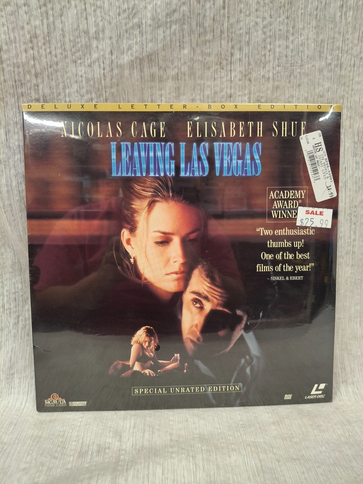 Leaving Las Vegas Laserdisc Brand New & Sealed - Ships in a Record Box NEW