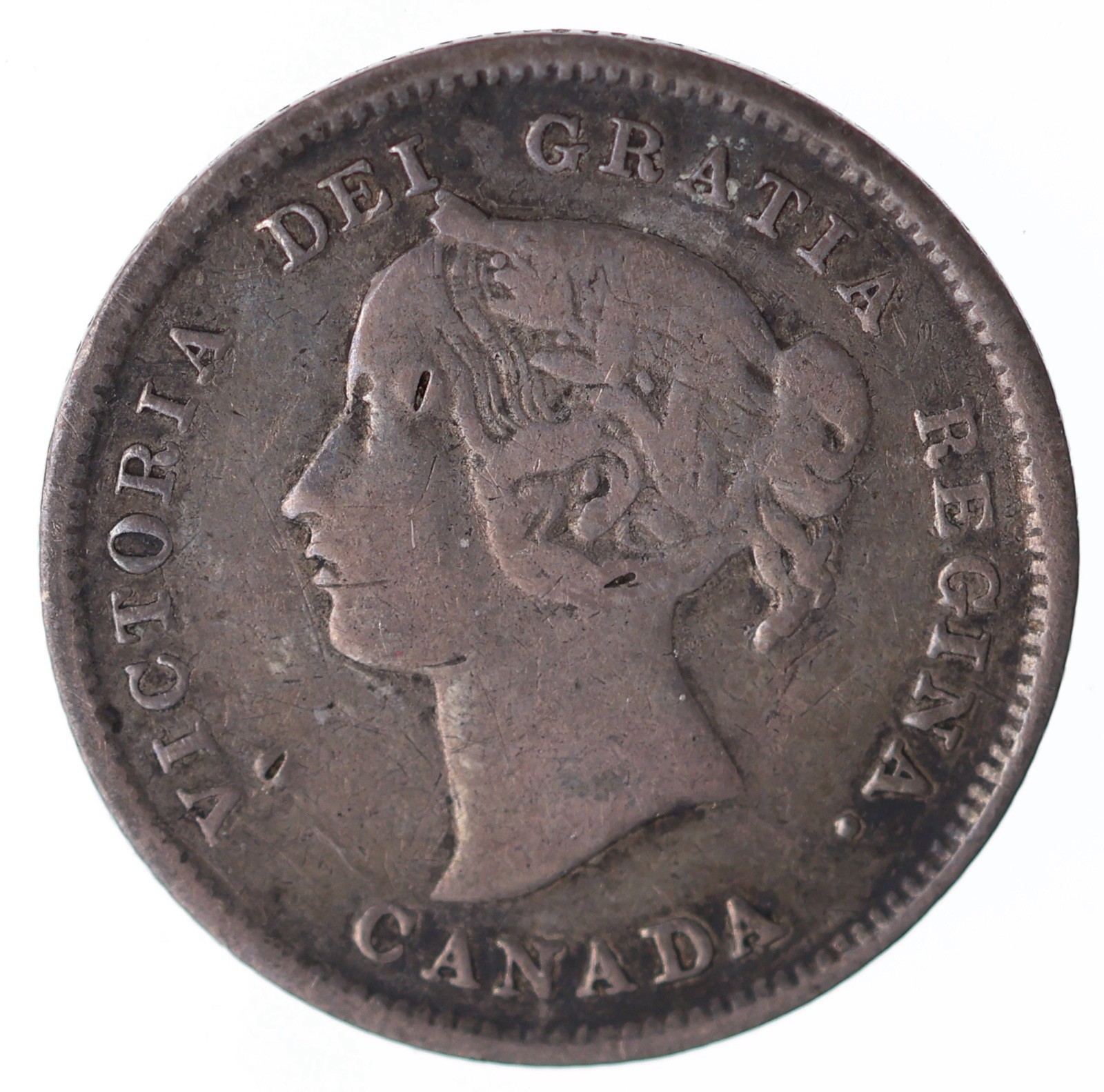 1893 Canada 5 Cents - F/VF - Lot#15657