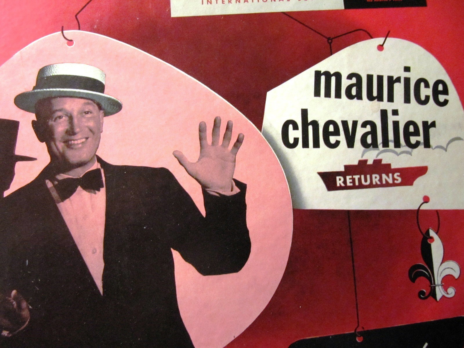 MAURICE CHEVALIER RETURNS French Chanson HENRI RENE Valentine VICTOR Album S 51