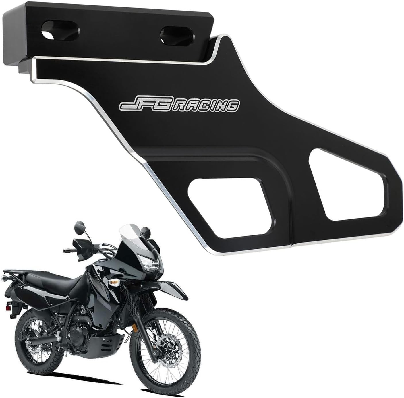 Motorcycle Chain Guide Guard Protection CNC for KLR 650 1987-2018 2021-2024 Silv